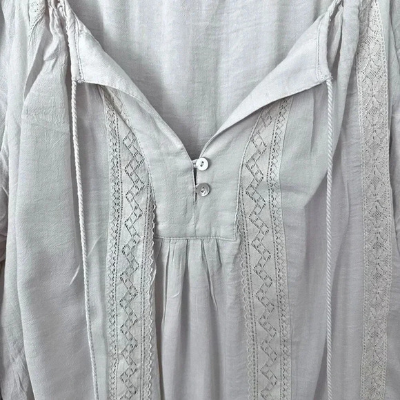 Host Pick SPELL & THE GYPSY COLLECTIVE | Cinder Oversized Cream Tunic Dress | XS - Picture 6 of 10